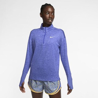 Top Nike Half-Zip Running Dama Violet Deschis | GQWN-72369